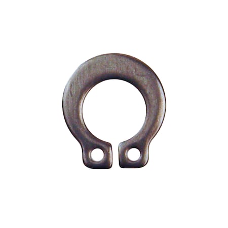 Rotor Clip External Retaining Ring, Stainless Steel Plain Finish, 0.094 in Shaft Dia SHF-009-SS